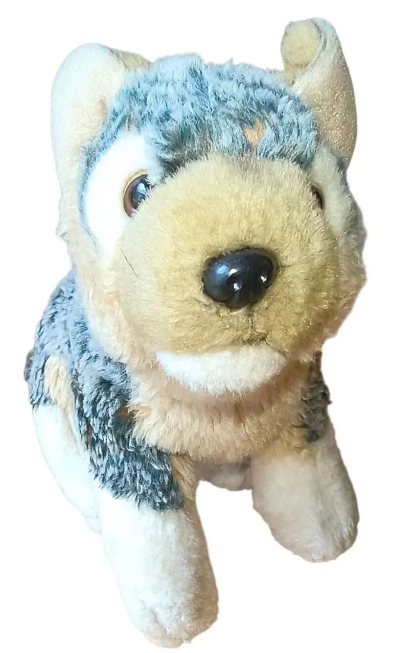 SOS Save Our Space Timber Wolf Plush 2003 Realistic Gray Wolf Pup Stuffed Animal